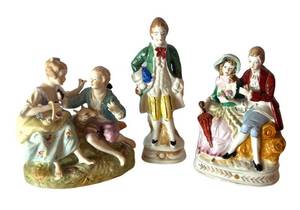 DR - Vintage Maryamama Victorian Style Figurines Trio