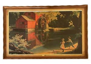 LR - Paul Detlefsen Old Mill Stream Framed Print
