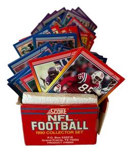 LR - Vintage Score NFL Football 1990 Collector Card