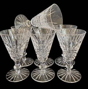 K - Vintage Waterford Tramore Crystal Stemware (Lot of 7)
