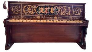 UBR - Antique Schoenhut Toy Piano Turn of the 20th Century