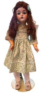 UBR - Antique Kestner J.D.K. Bisque Doll JDK 215 with Clothes