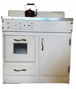 UK - Vintage Hoosier Childs Play Stove & Tea Pot