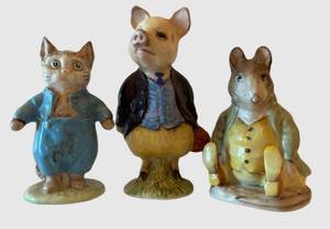 UMBR - Vintage Beswick Beatrix Potter Figurines (Lot of 3)