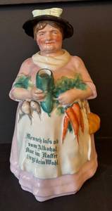 ULR - German Novelty Woman With Umbrella Pitcher