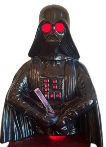 Den - Vintage 1980s Ceramic Earth Vader Lamp