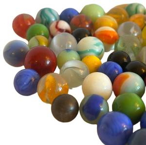 Den - Vintage Assorted Glass Marbles Mixed Lot