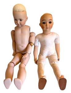Den - Vintage Dolls (Lot of 2)