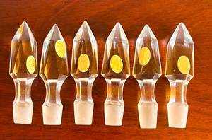 Den - Crystal Bottle Stoppers (Lot of 6)