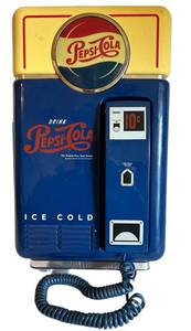 Den - Vintage Pepsi-Cola Payphone Telephone