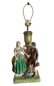 Den - Vintage Continental Studios C. Boni Figural Lamp