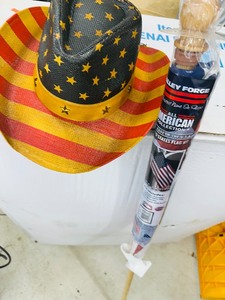 USA FLAG  COWBOY HAT
