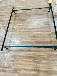Steel Hollywood Bed Frame on Glides - TWINFULL