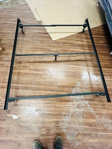 Steel Hollywood BED FRAME on rollers TFQ