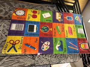 NEW  Kids LEARNING Rug - 3 x 5