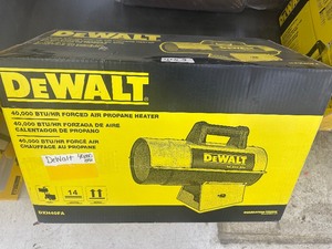 NEW - DEWALT 40,000 BTU  HR  Forced Air PROPANE HEATER - DXH40FA