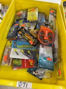 40 pkgs ASSORTED FISHING TACKLE - new - great for mix-n-match dump bins
