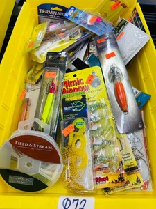 40 pkgs ASSORTED FISHING TACKLE - new - great for mix-n-match dump bins