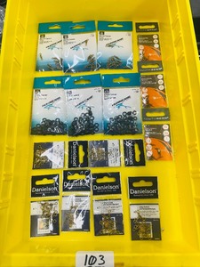 NEW - FISHING SWIVEL LOT - 12 pkgs (4 kinds)