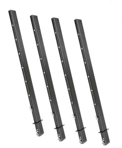4 PACK - 54 inch C Channel Pipe retainers - for flatbed trailers