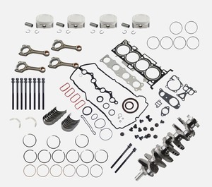 Engine Overhaul Rebuild Kit & Crankshaft & 4 Con Rods For Hyundai KIA G4KE 2.4L