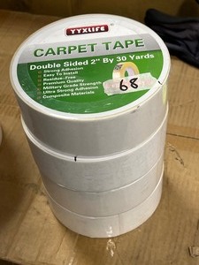 4 Rolls - Carpet Tape