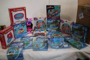 Kids outdoor water toys and inflata...