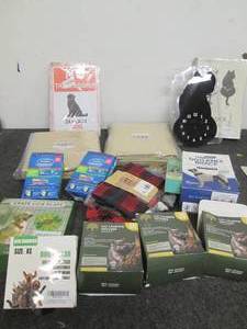 Lot of pet care products...