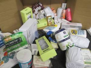 Box of health and beauty home and o...