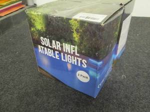 2 2 Packs of solar inflatable light...