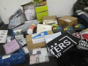 Box of overstock small items...