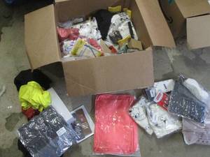 Box of new resale items...