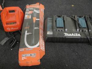 Battery chargers and a fuel transfe...