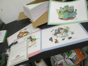 Large collection of laminated Norma...