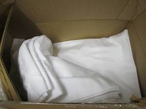 Box of king size bedding...