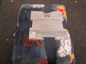 Plush lounge throw...