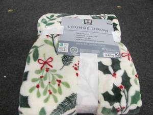Plush lounge throw...