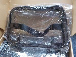 18 Clear Security 7 x 9 Purses...