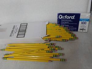 Pencils and Ruled Index Cards...