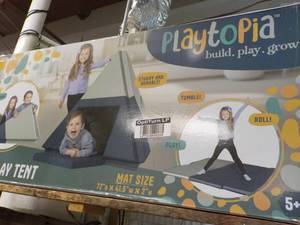 Playtopia 3 in 1 Play Tent with Mat...