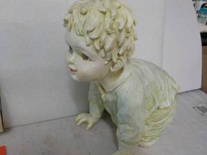 Crawling Baby Statue 12 x 12...