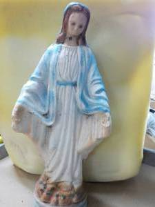 Mary Cement Statue - some damage 23...