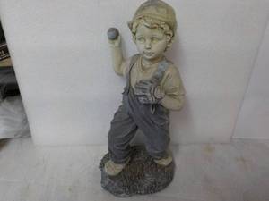Boy Playing Ball Statue 13 tall...