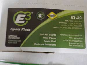 6 ct E3 Spark Plugs...