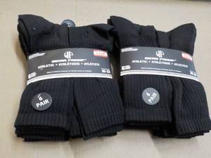 12 pair Black size 10-13 Wear Proof...