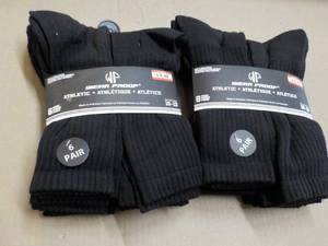 12 pair Black size 10-13 Wear Proof...