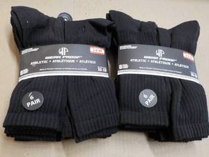 12 pair Black size 10-13 Wear Proof...