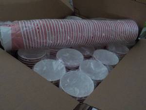 Case of 1000 Paper 8 oz Soup Cups...