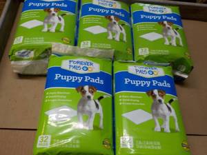 5 pkgs Puppy Pads...
