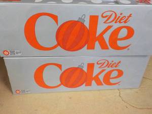 2 Diet Coke 12 packs...
